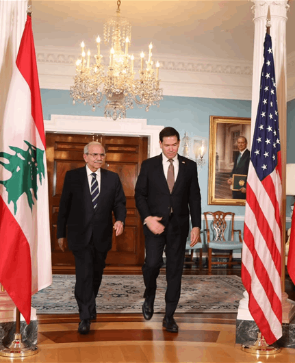 روبيو يؤكد التزام واشنطن بدعم لبنان ومؤسساته الشرعية... وسلام: لضرورة الانتقال إلى مرحلة تفعيل الإطار الثلاثي