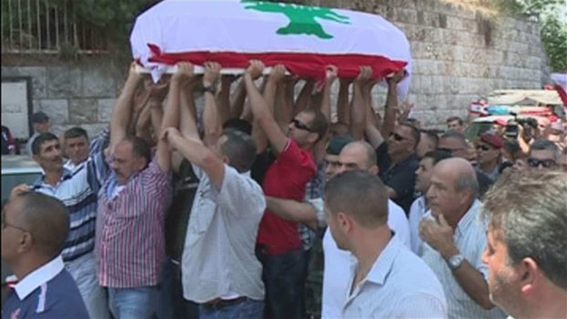 Funeral services for fallen Lebanese Armed Forces soldiers continue throughout several Lebanese areas
