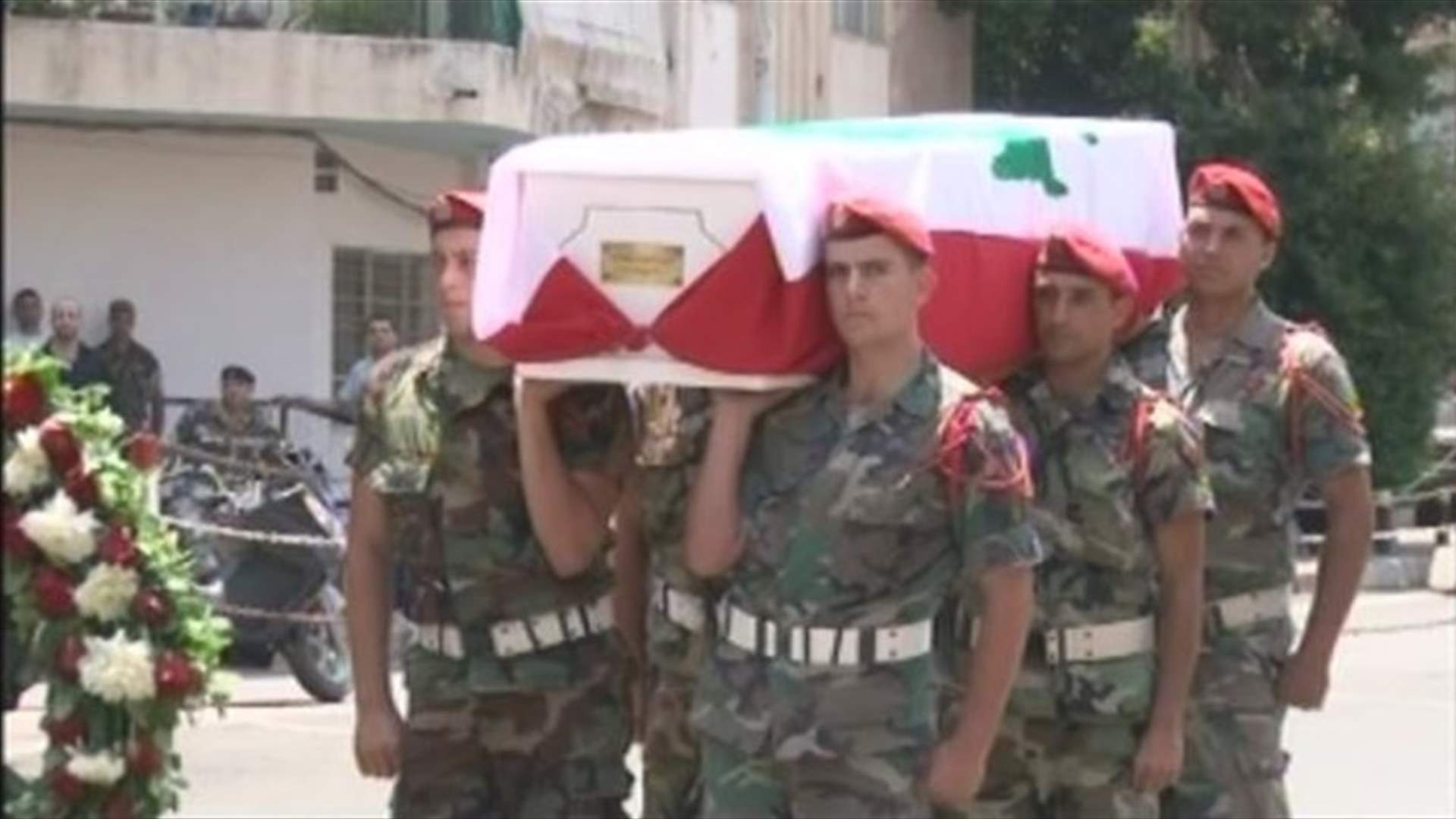 تشييع الجندي الشهيد إبراهيم ديب في الضنية
