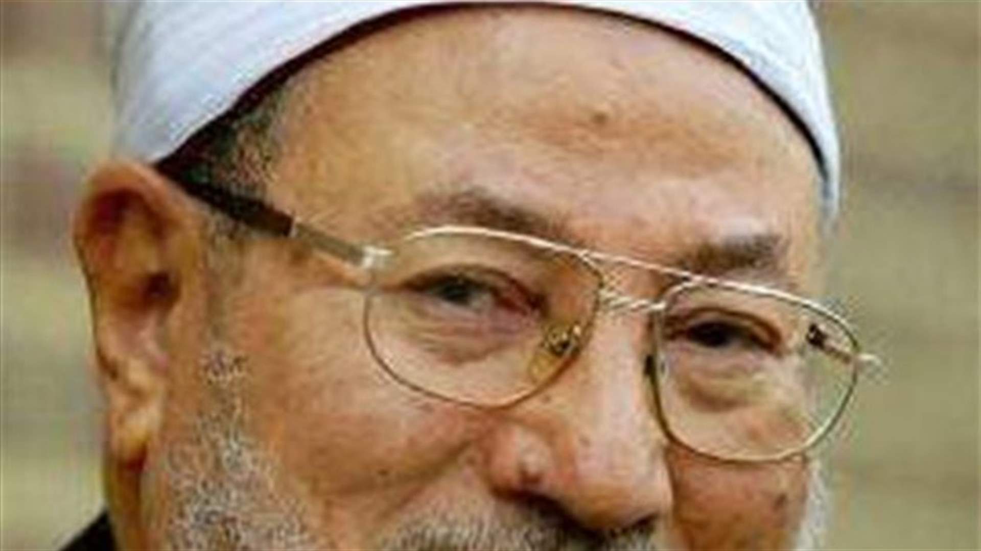 القرضاوي يتهم النظام السوري بالترويج لاشاعة طرده من قطر