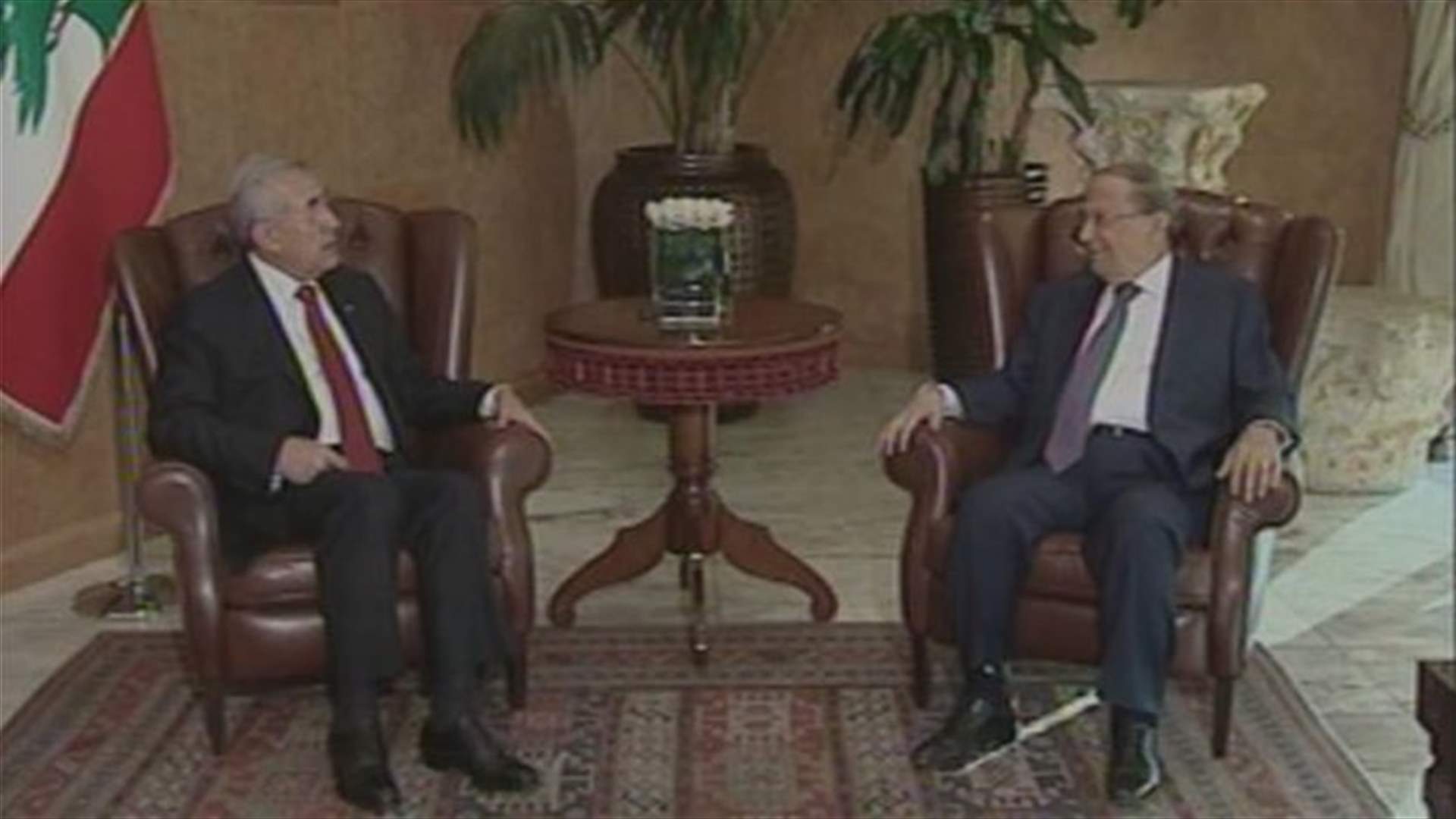 سليمان التقى عون في قصر بعبدا