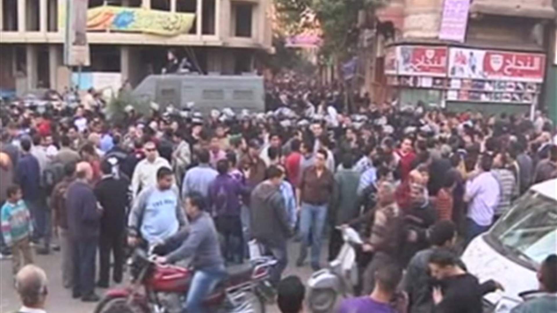25 people hurt in clashes on Egypt Christian march