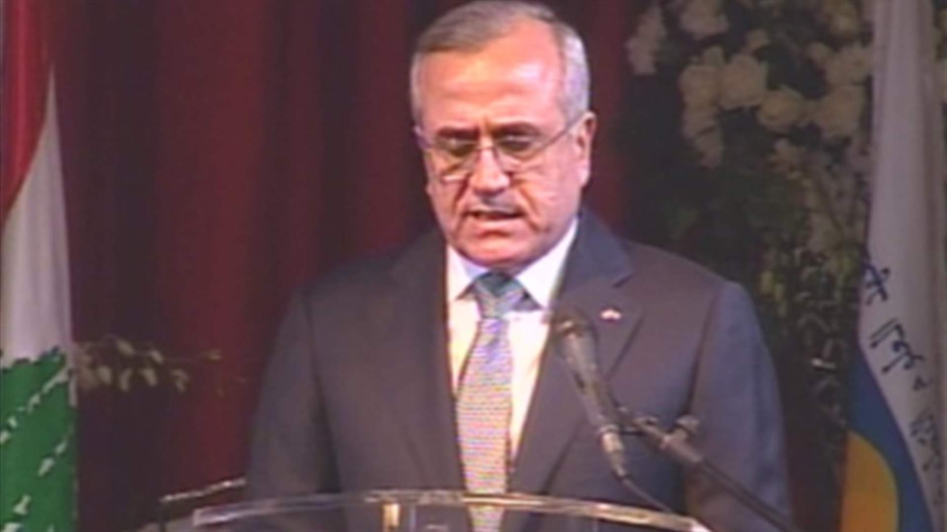 Sleiman calls for building communication and safety nets to protect Lebanon 
