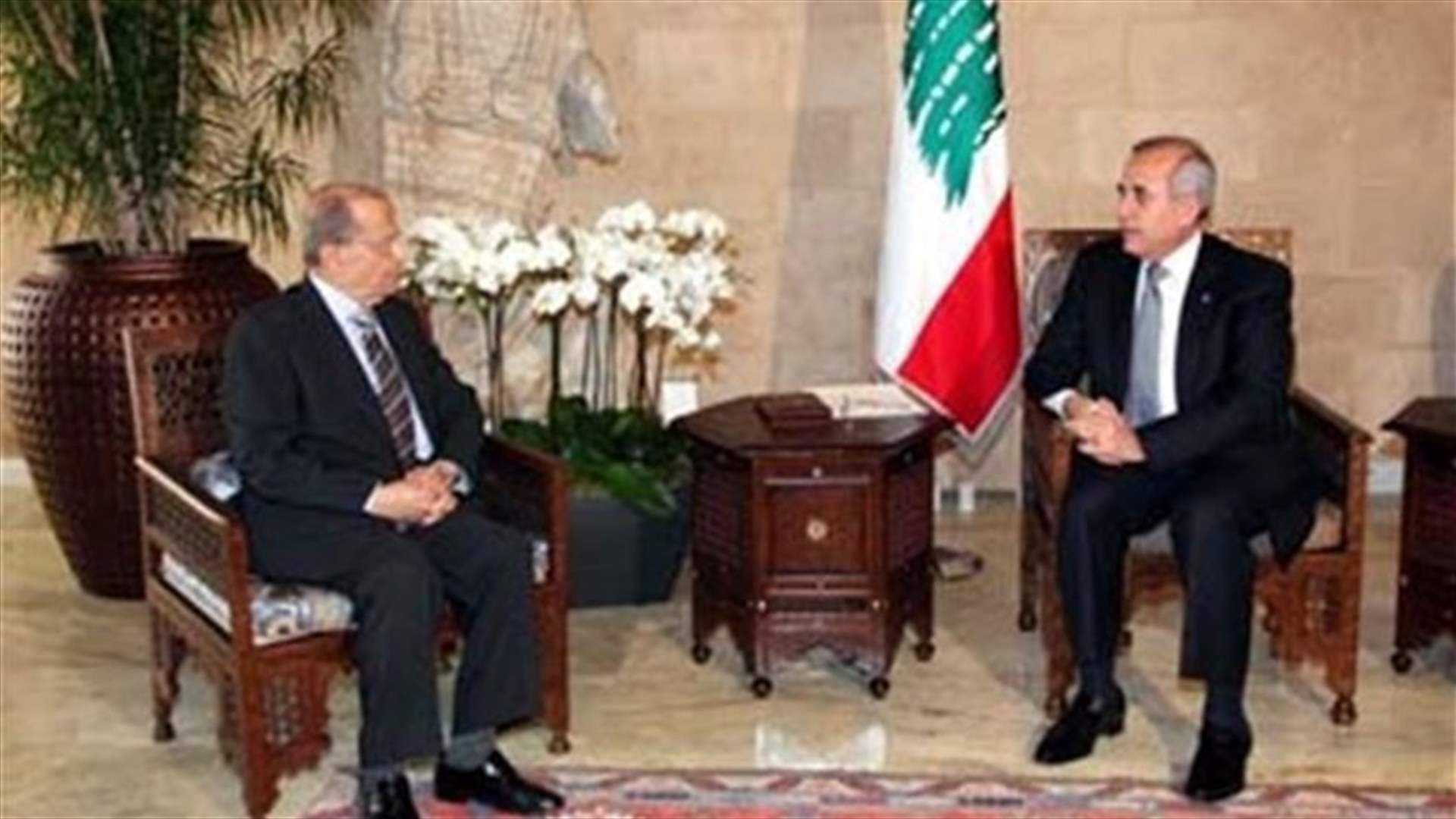 REPORT: Aoun, Sleiman break the ice, hold meeting
