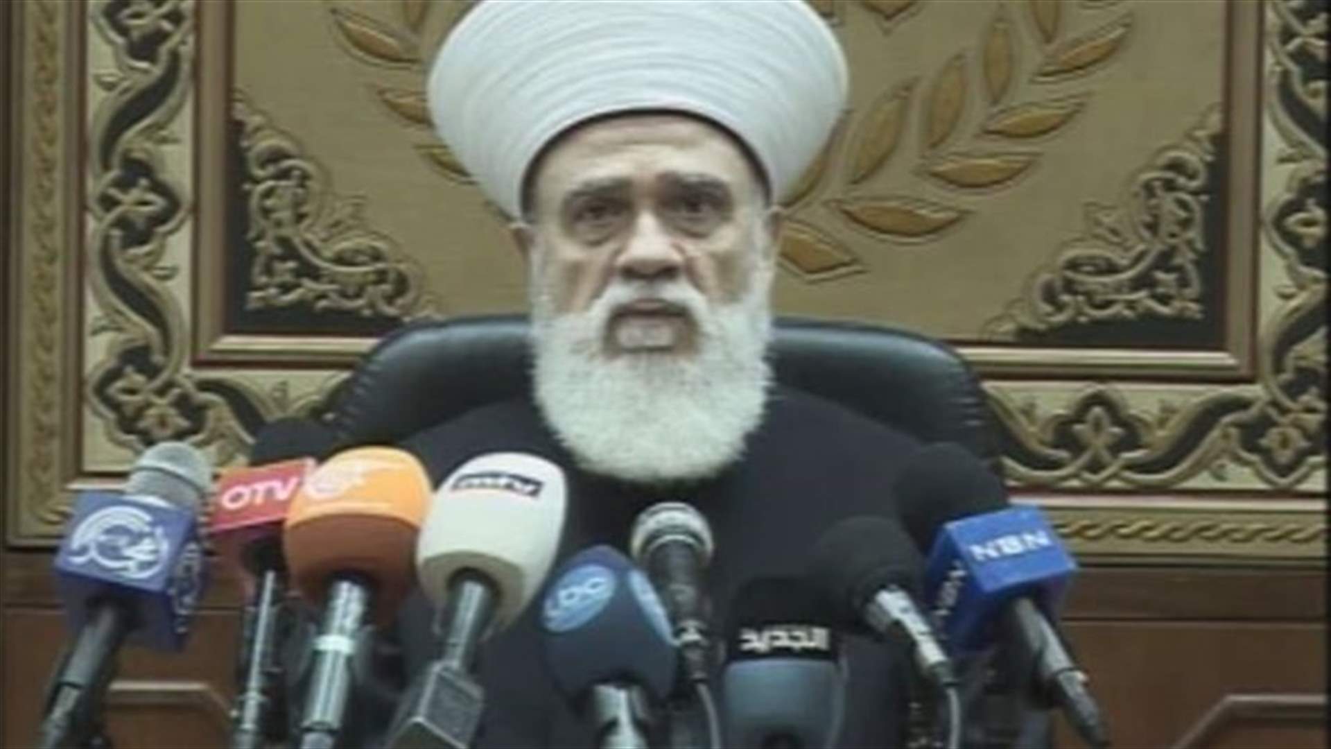 Grand Mufti underscores need to thwart attempts at sedition