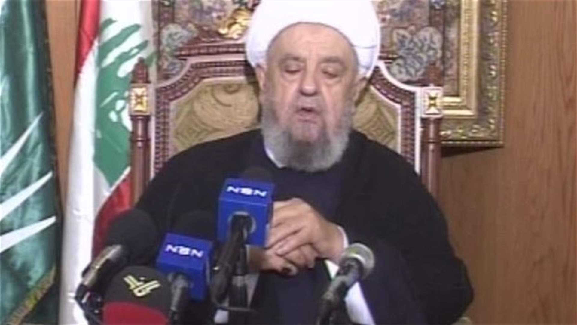 Qabalan delivers Ramadan message, calls for unity against conspiracies