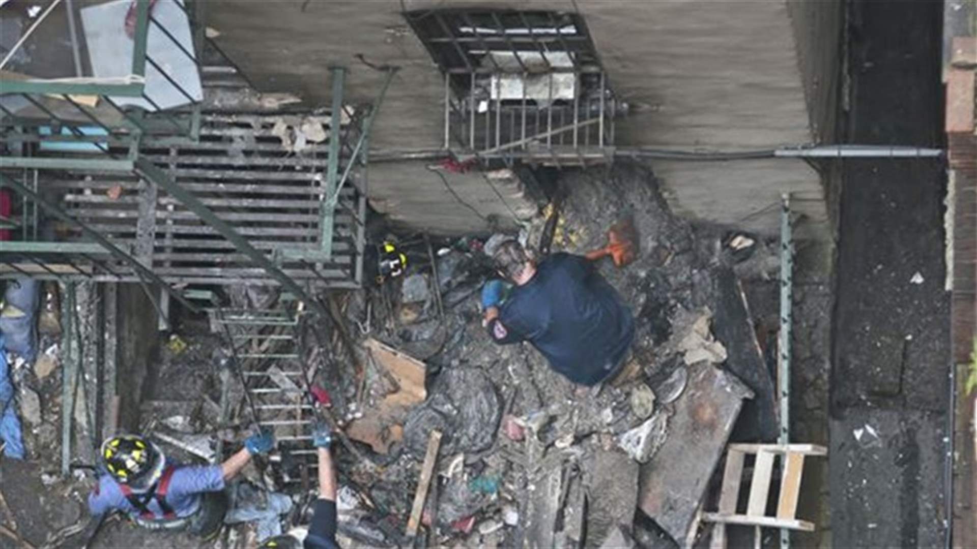 Explosion and fire in New York's Chinatown injures a dozen including firefighters