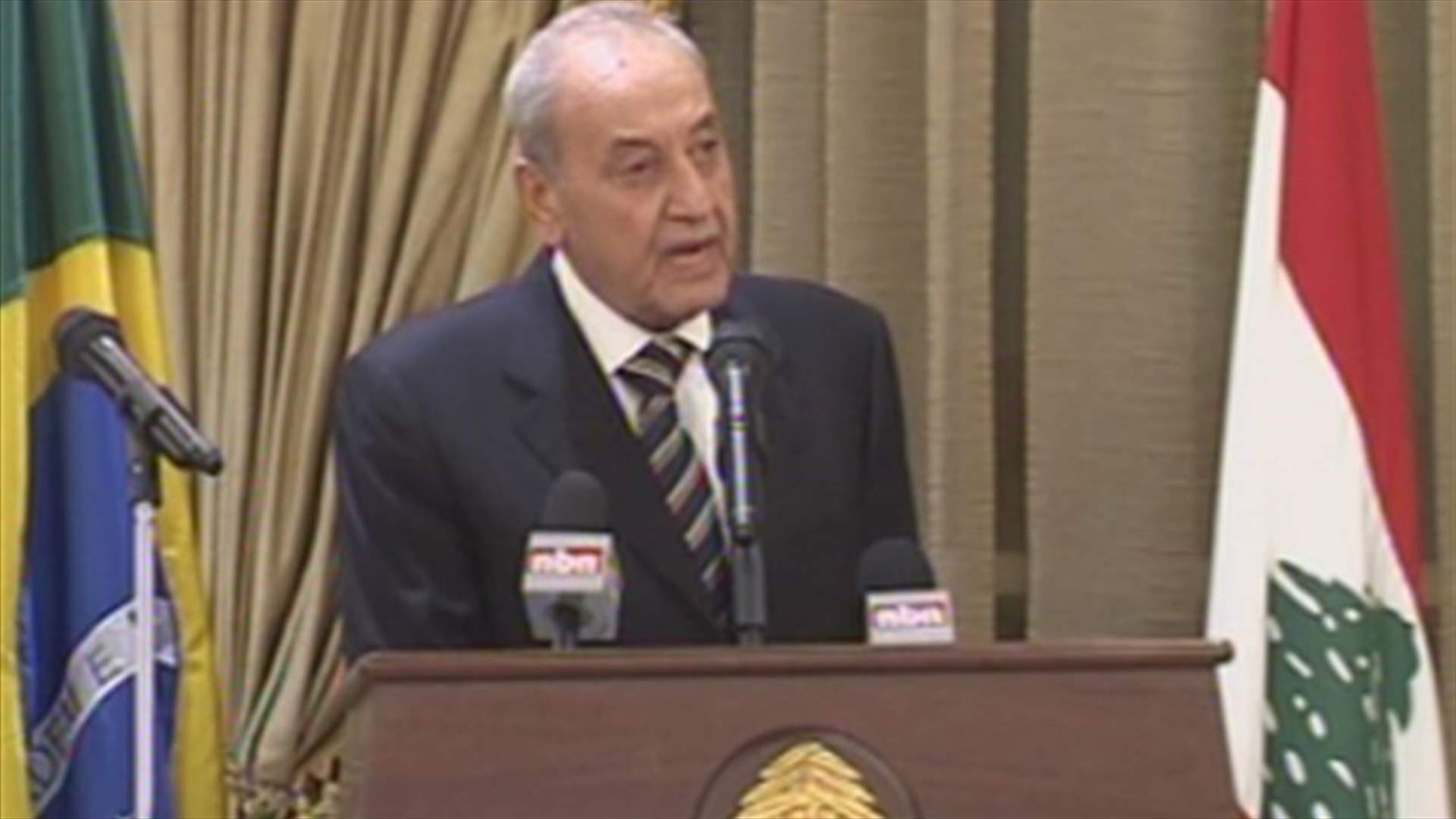 بري : لبنان سيتجاوز الازمات رغم وقوعه في عين العاصف