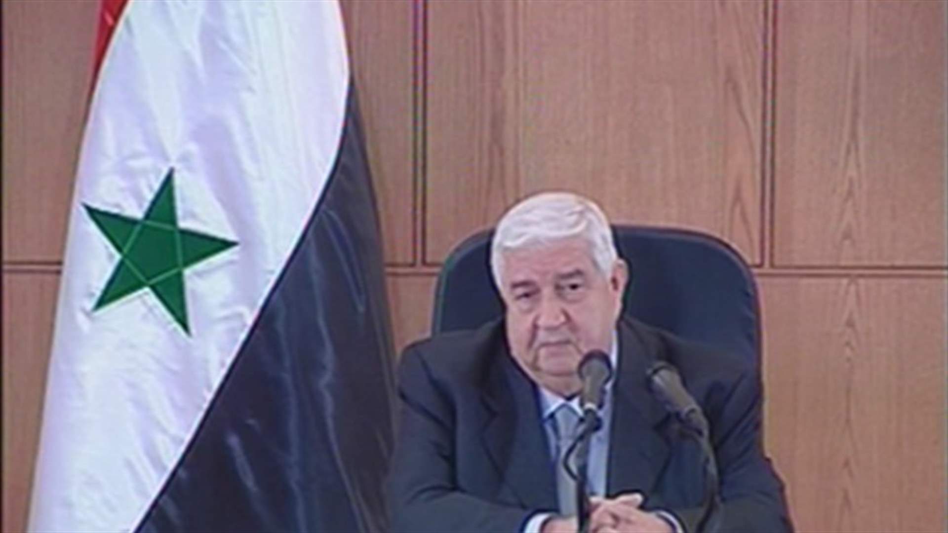 المعلم: أطراف عربية تستخدم الجامعة وصولا الى مجلس الامن 