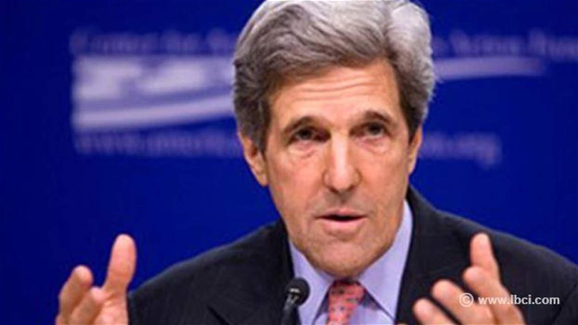 Kerry urges Israel to "look hard" at Arab peace initiative