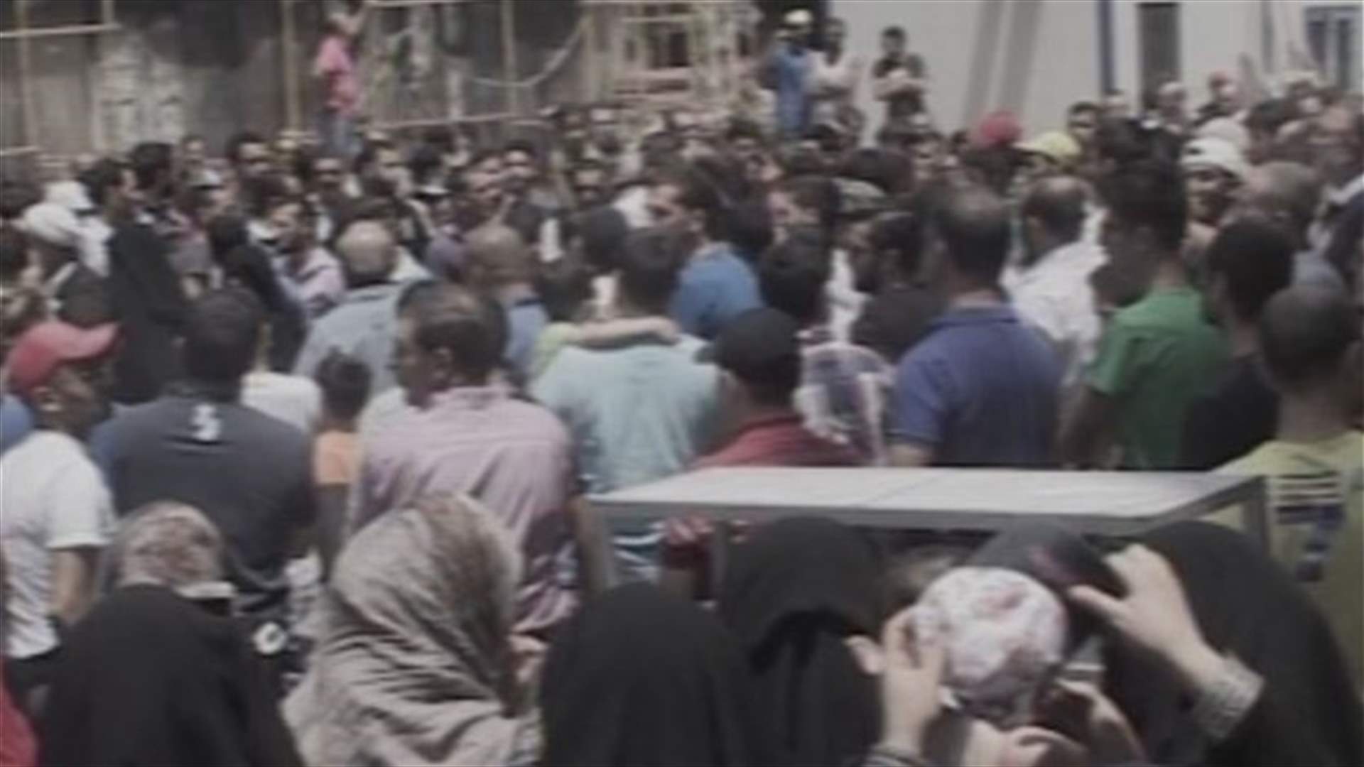 تجمع لمؤيدي الاسير بعد صلاة الجمعة 