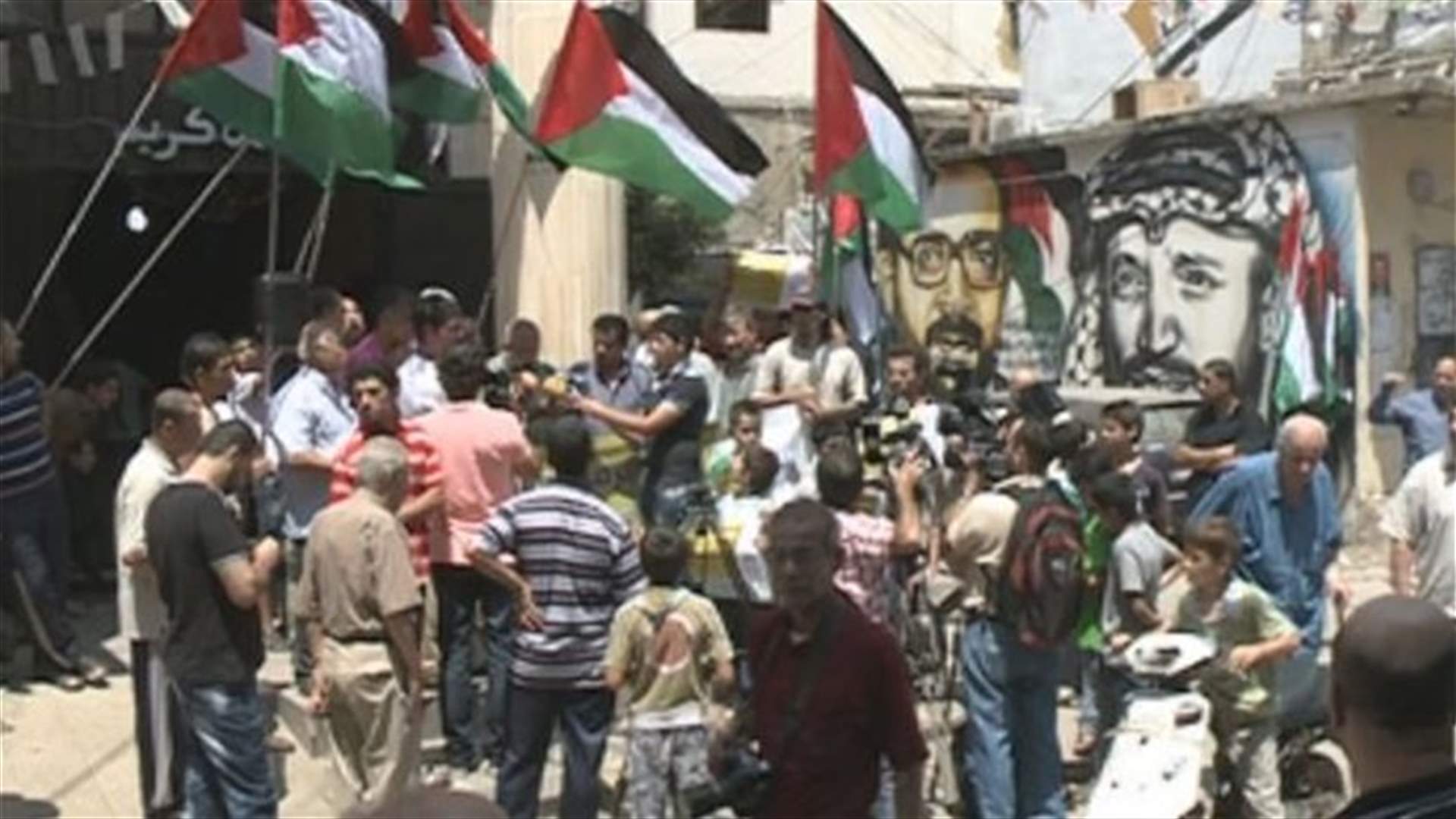 اعتصام فلسطيني في برج البراجنة