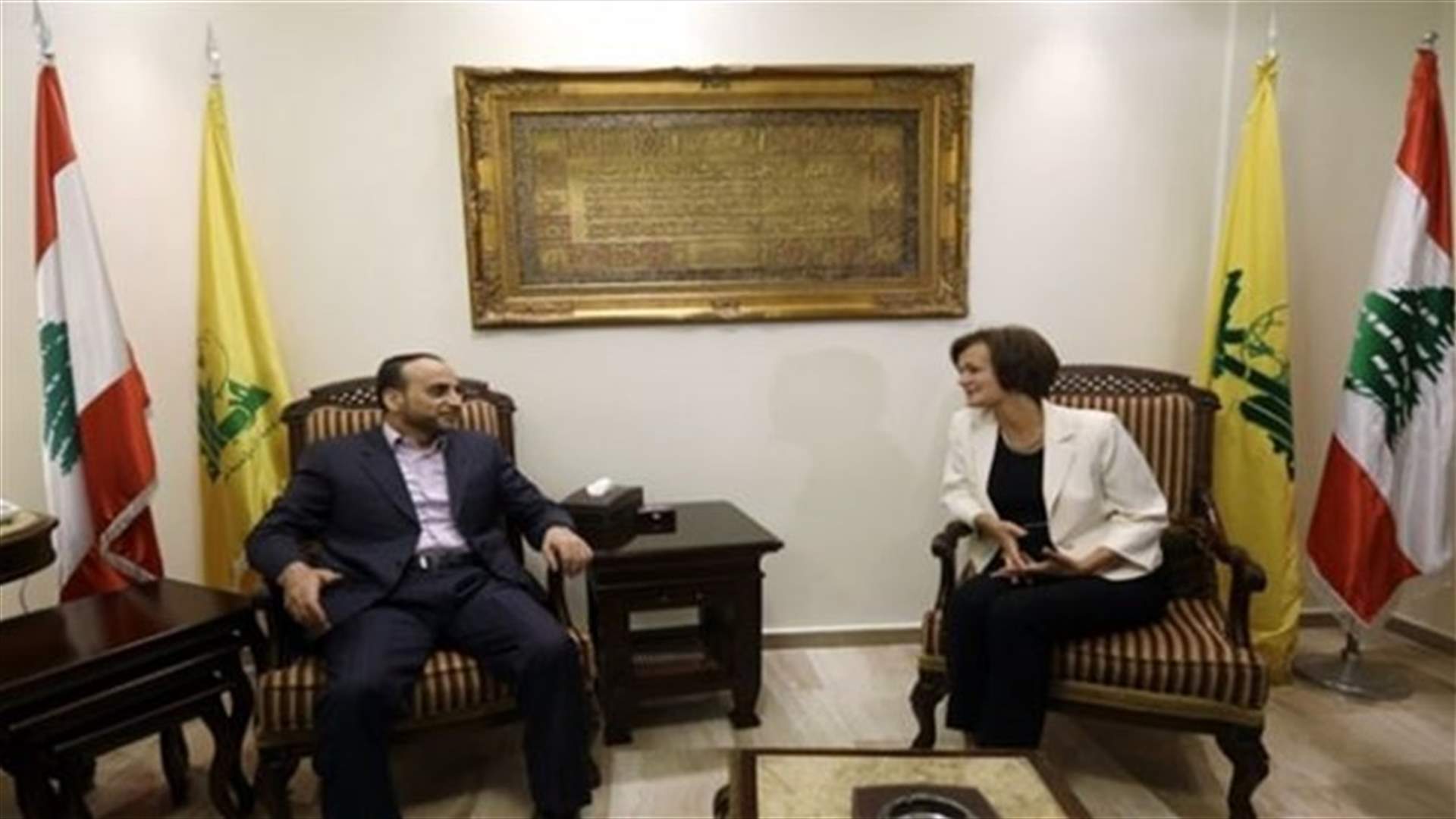 الموسوي لايخهورست: لا يمكن ان تصافحينا بيد وتهددينا باليد الاخرى