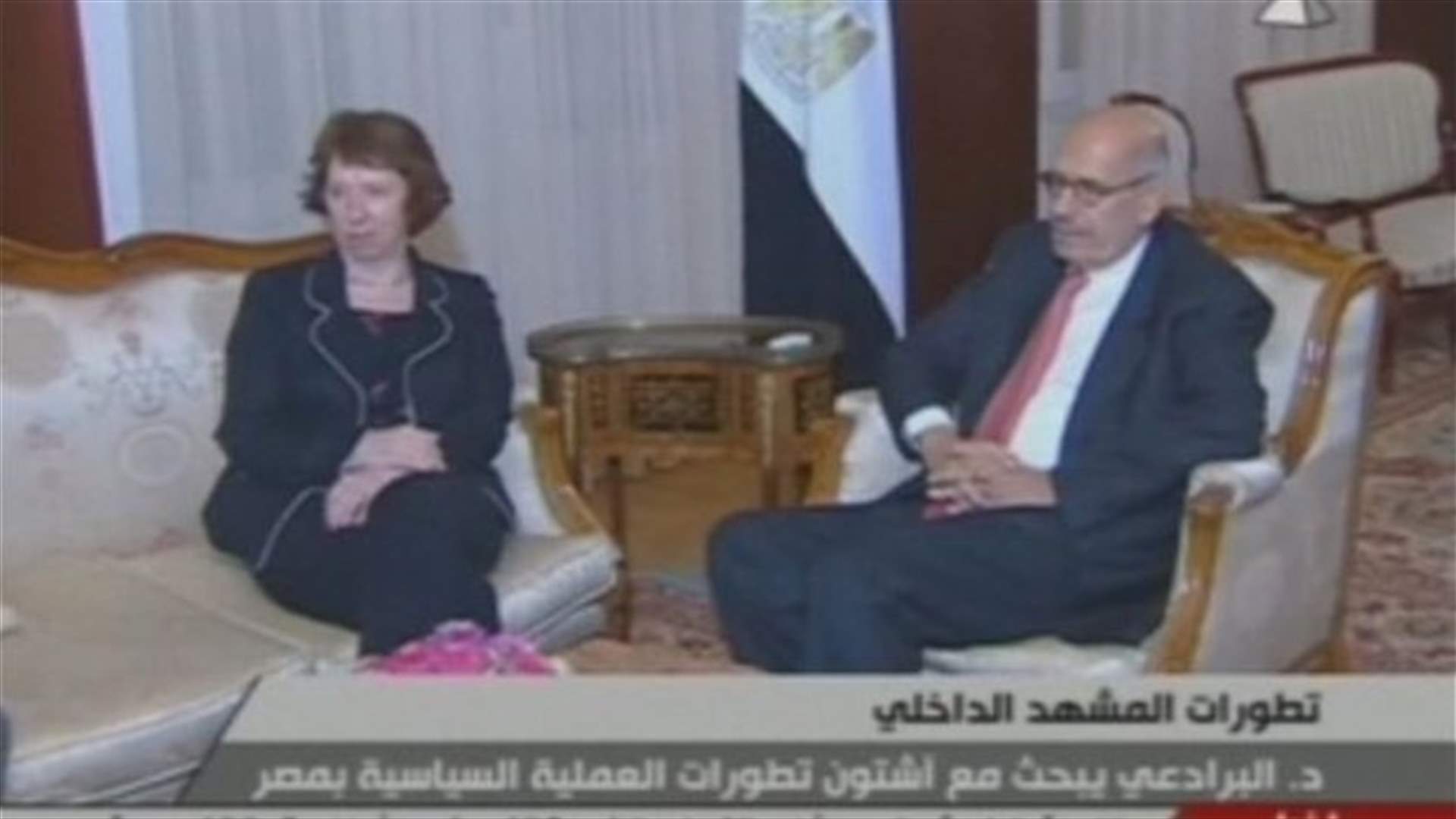 EU's top diplomat says Egypt's Morsi doing 'well'