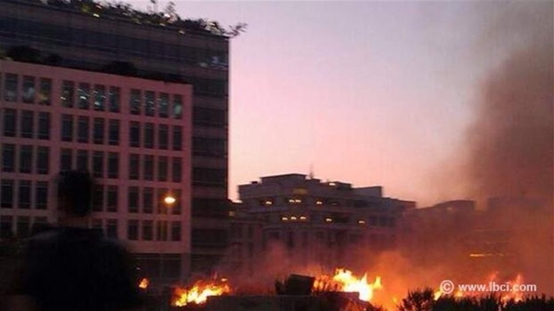 Fireworks cause fire in Downtown Beirut, casualties reported