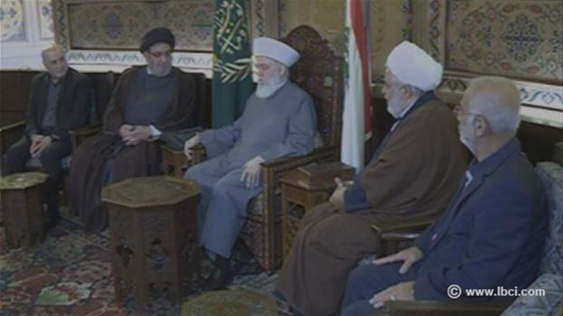 Hezbollah delegation visits Grand Mufti Sheikh Qabbani
