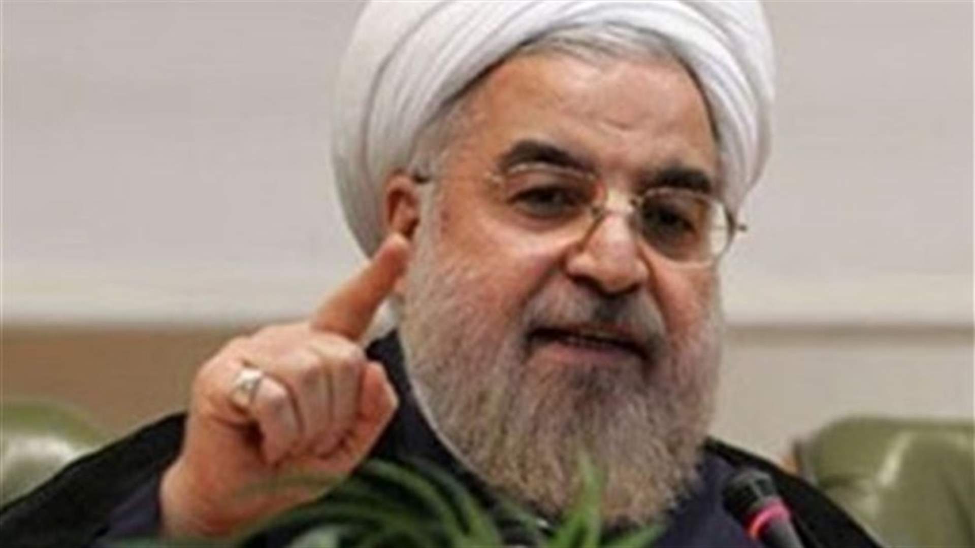 REPORT: Iranian TV clarifies Rouhani's Israel "wound" comment