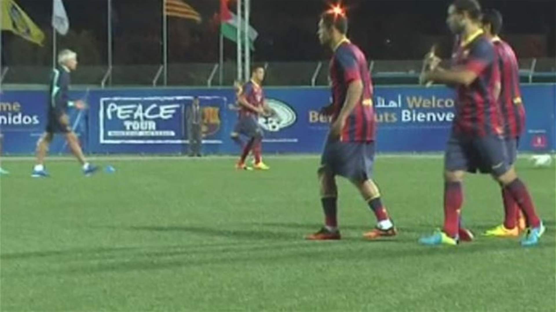 REPORT: FC Barcelona members visit Palestine