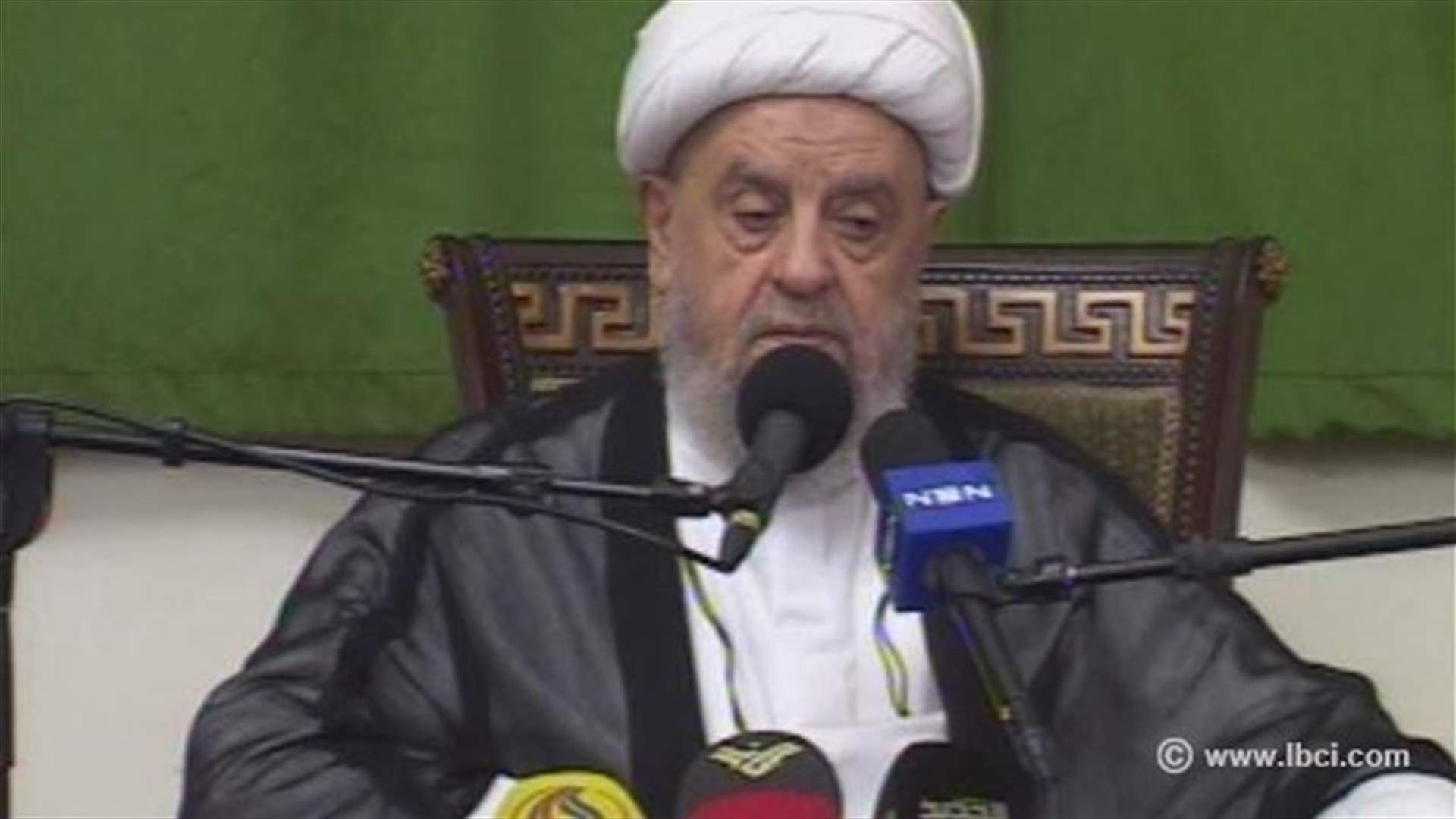 Sheikh Qabalan calls on Lebanese people to avoid sedition