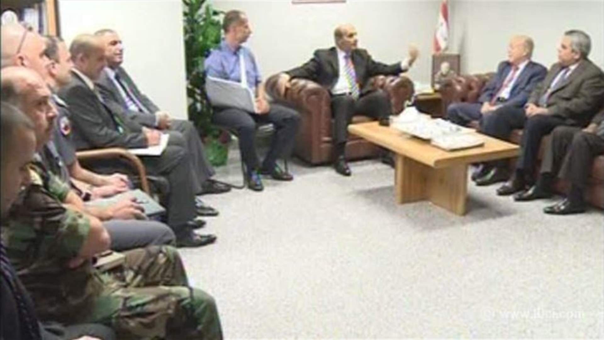 REPORT: Security meeting held at Beirut airport in presence of caretaker Minister Charbel