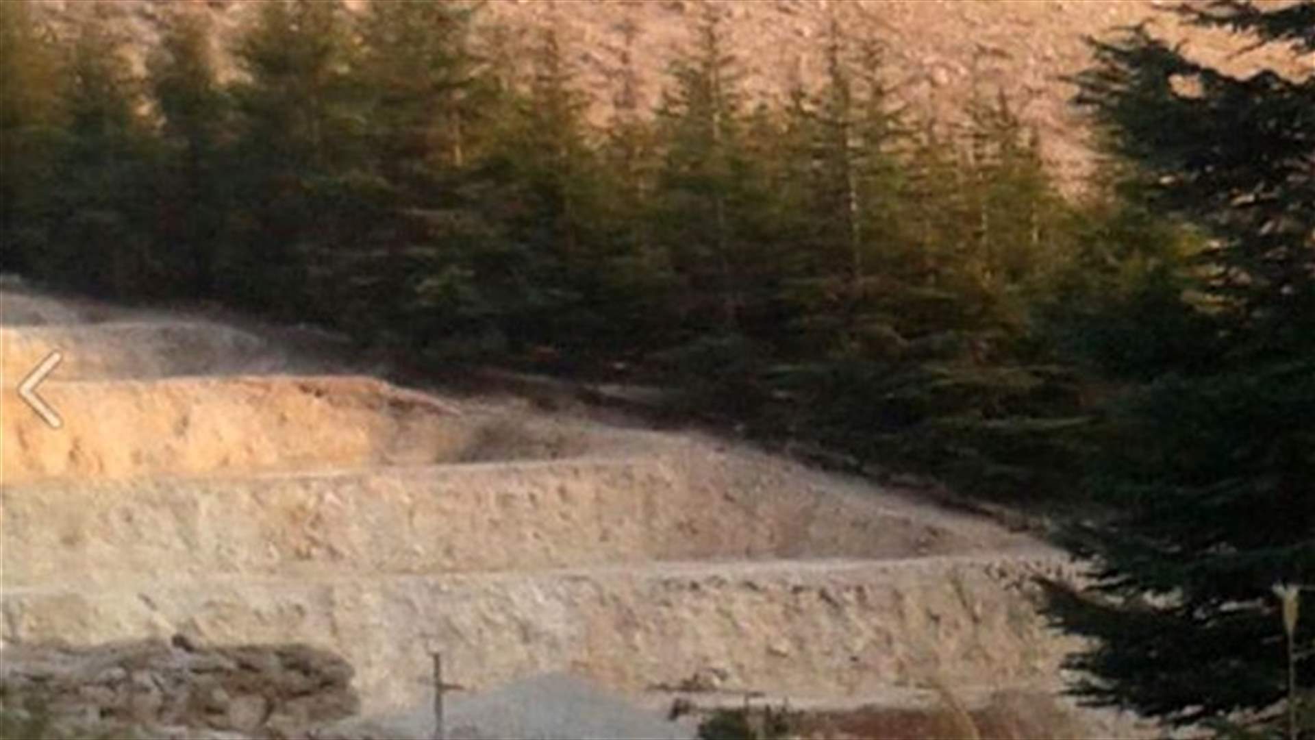Photos purporting environmental catastrophe befalling Lebanon’s Cedar Forest