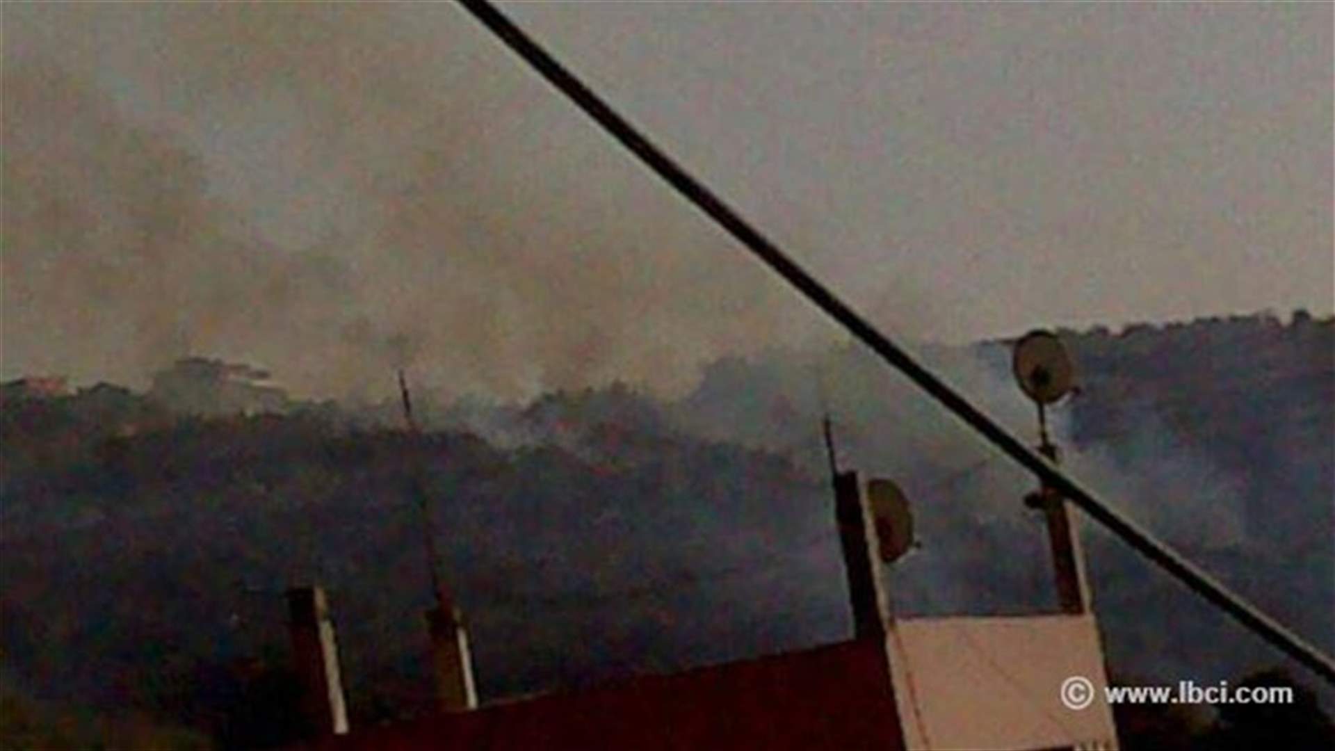 حريق في بلدة جديدة القيطع
