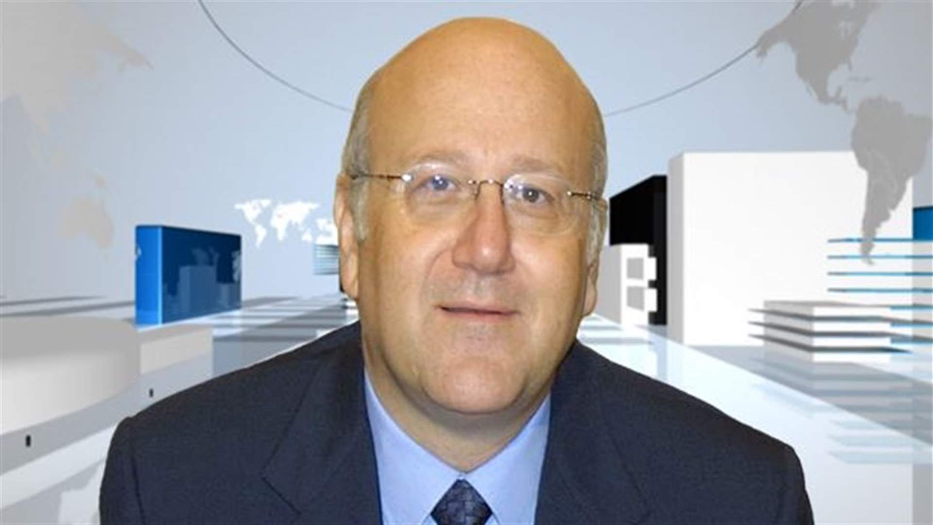 Caretaker PM Mikati meets with Turkish Ambassador Inan Ozyildiz at Grand Serail 