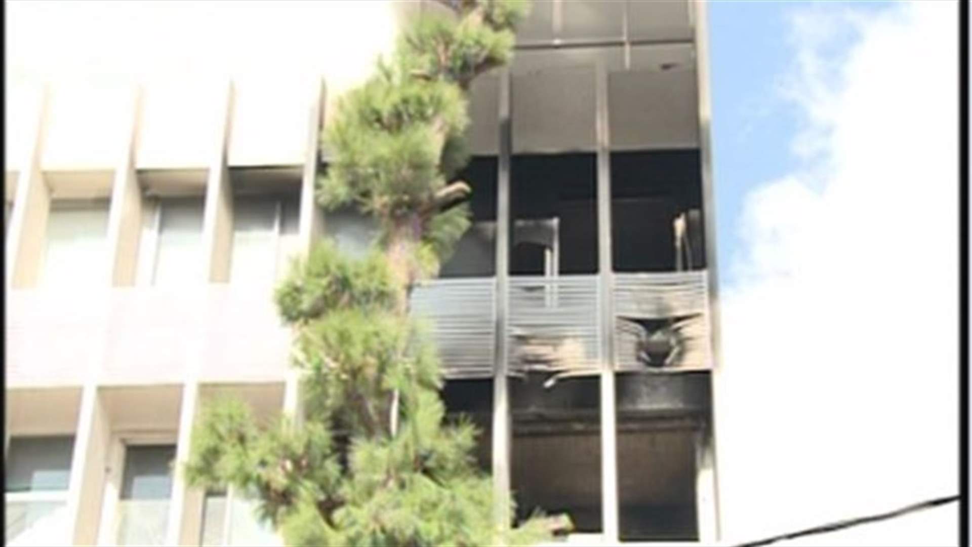 Fire erupts at the Mouarbes hospital