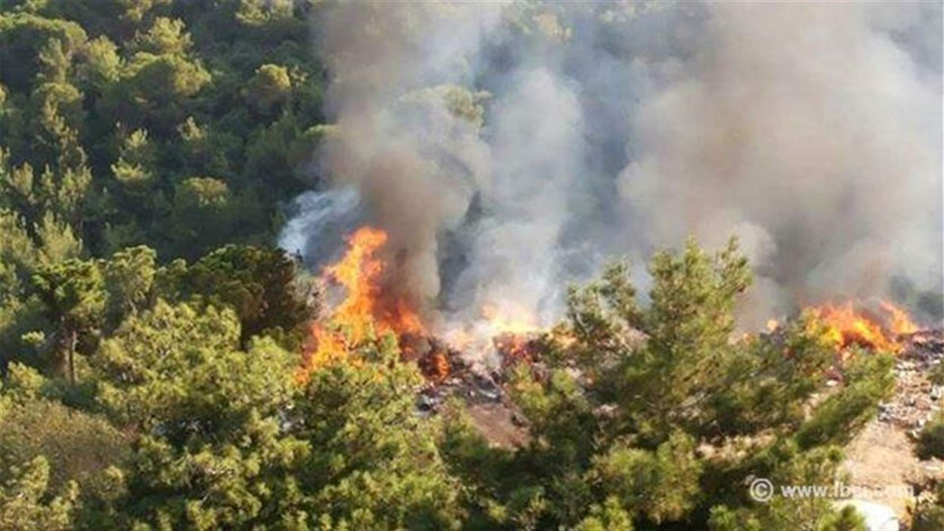 السيطرة على حريق كبير في القرنة الحمرا