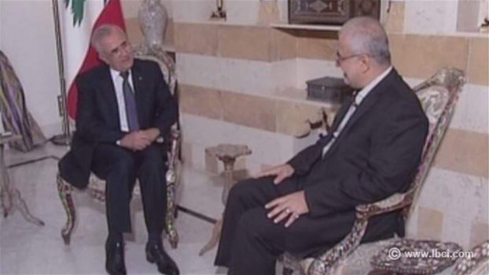 سليمان عرض للاوضاع مع رعد وحرب