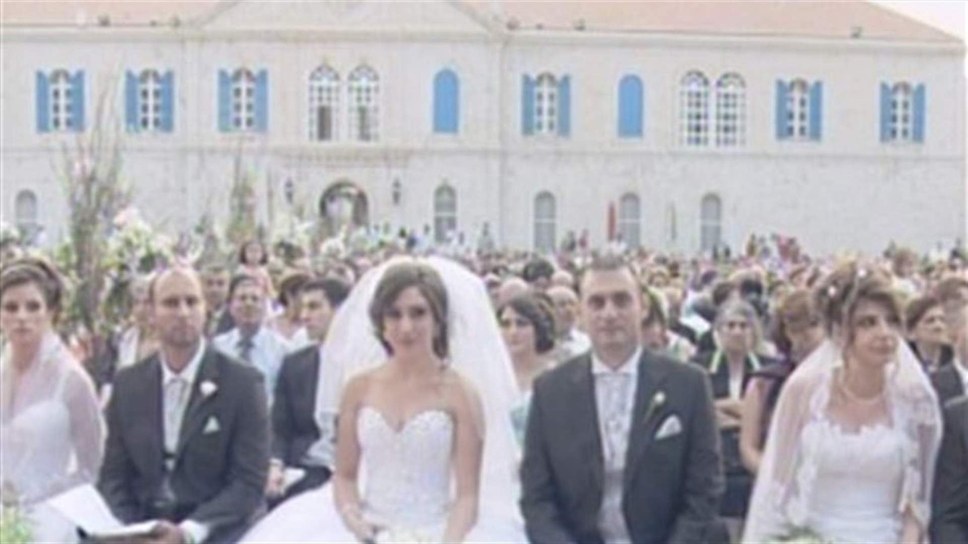 REPORT: Mass wedding of 22 couples celebrated in Bkerke