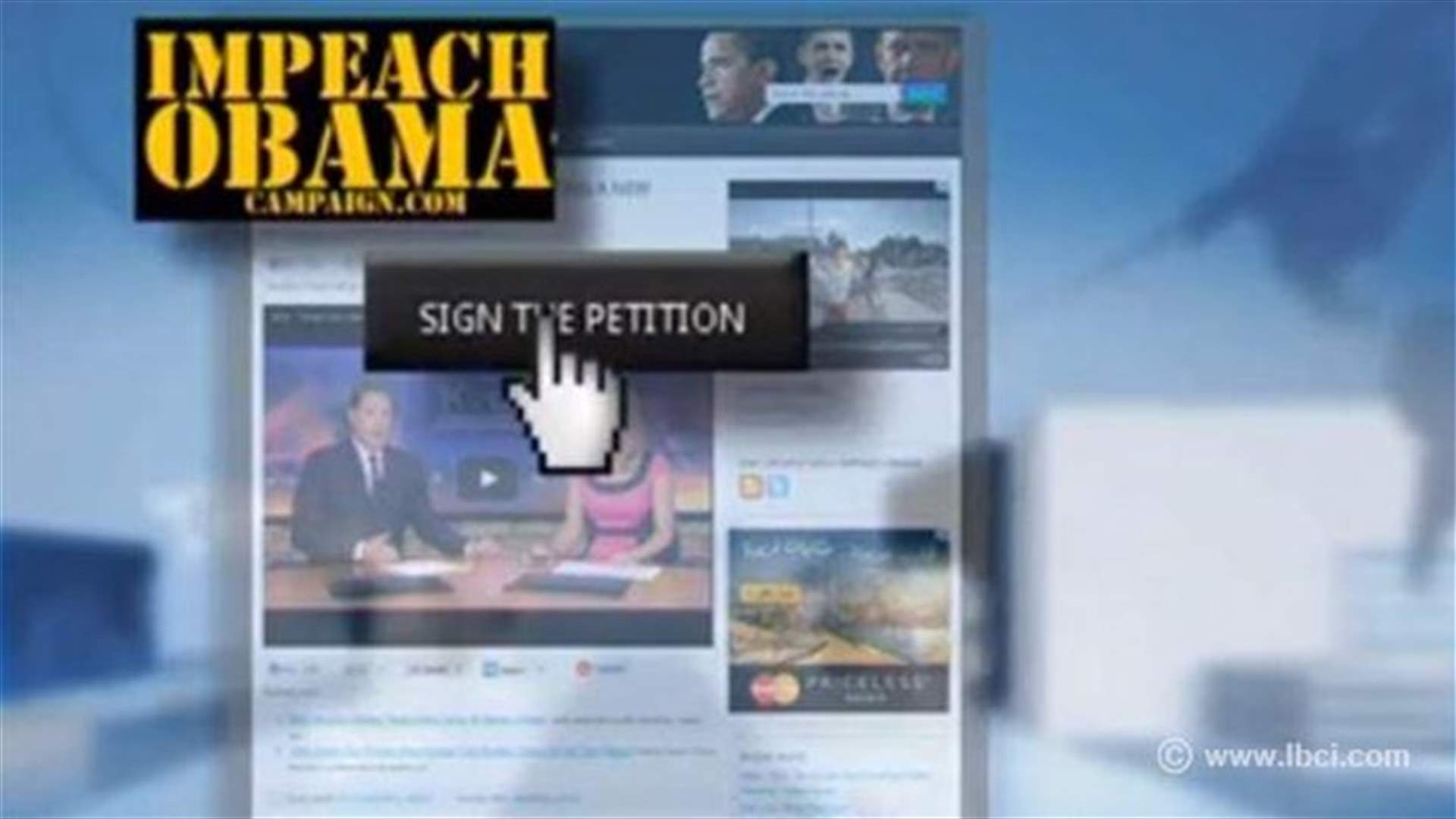 REPORT: US activists launch “Impeach Obama" campaign
