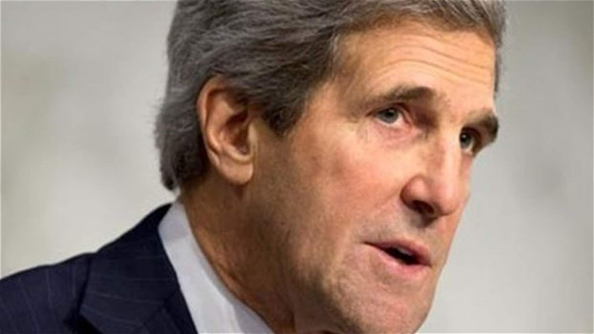 US Secretary of State Kerry holds talks with Palestinian President Abbas