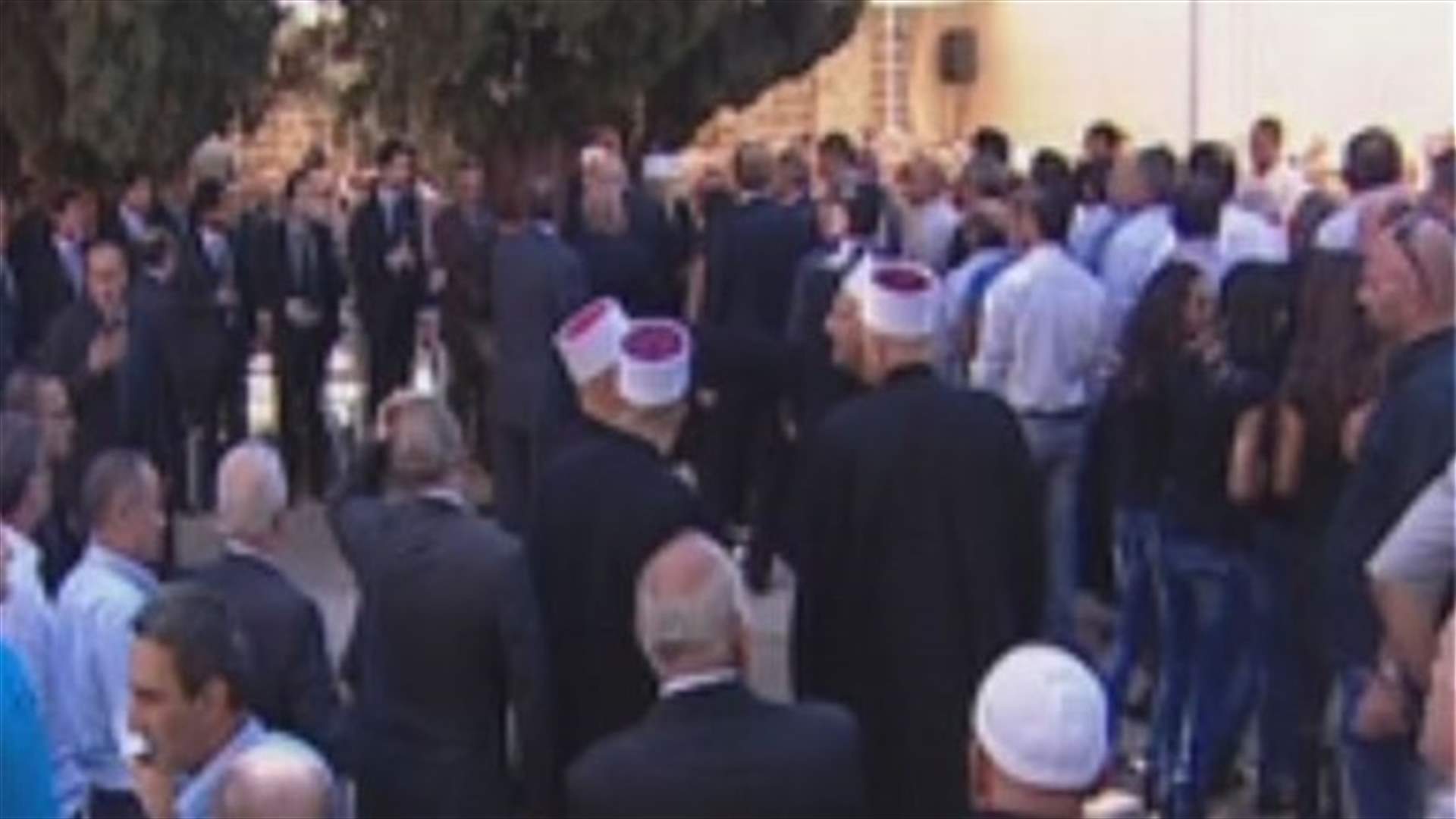 REPORT: Druze community mourns May Jumblatt on the day of her funeral