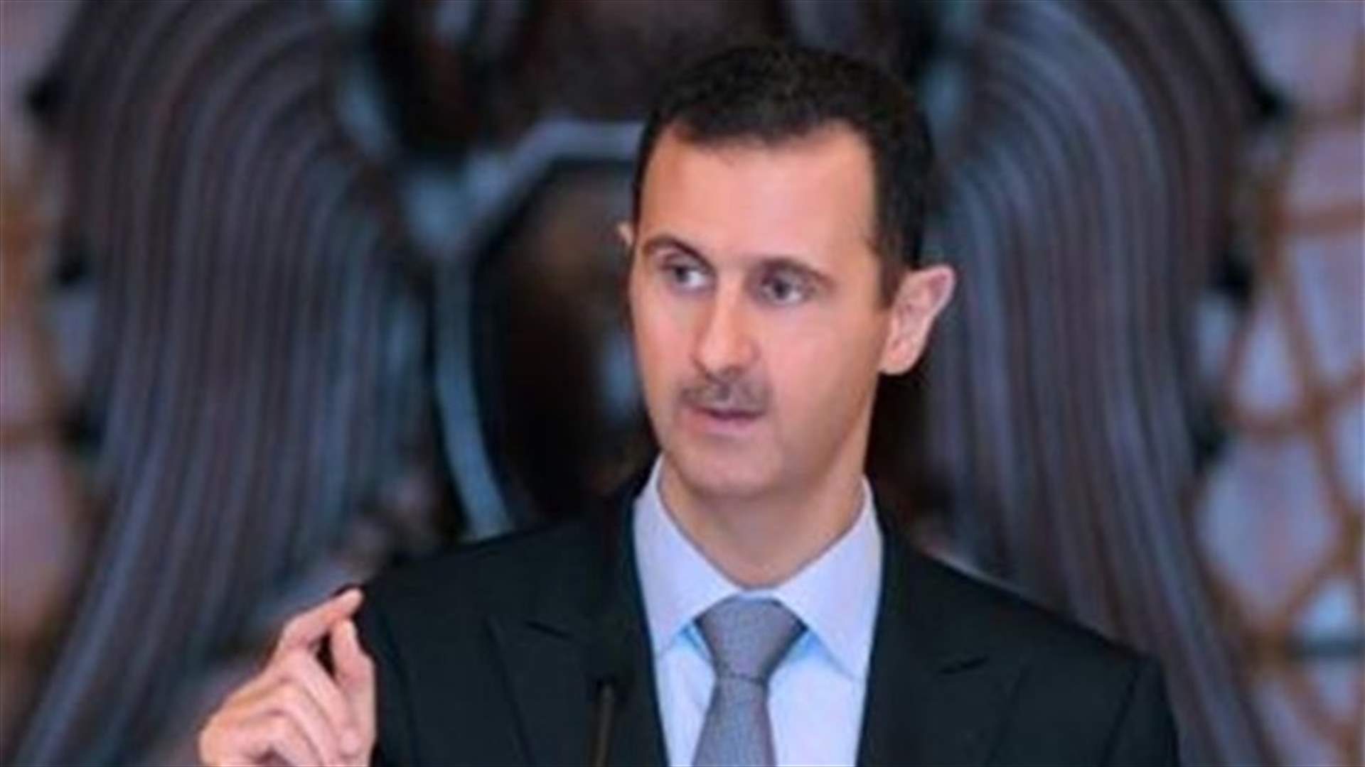 الاسد يحتفل بعيد ميلاده بعد ابتعاد شبح الضربة العسكرية 