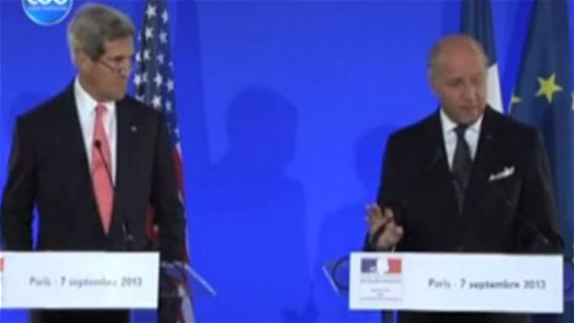 REPORT: France's Fabius says UN inspectors' report to confirm Syria's chemical attack