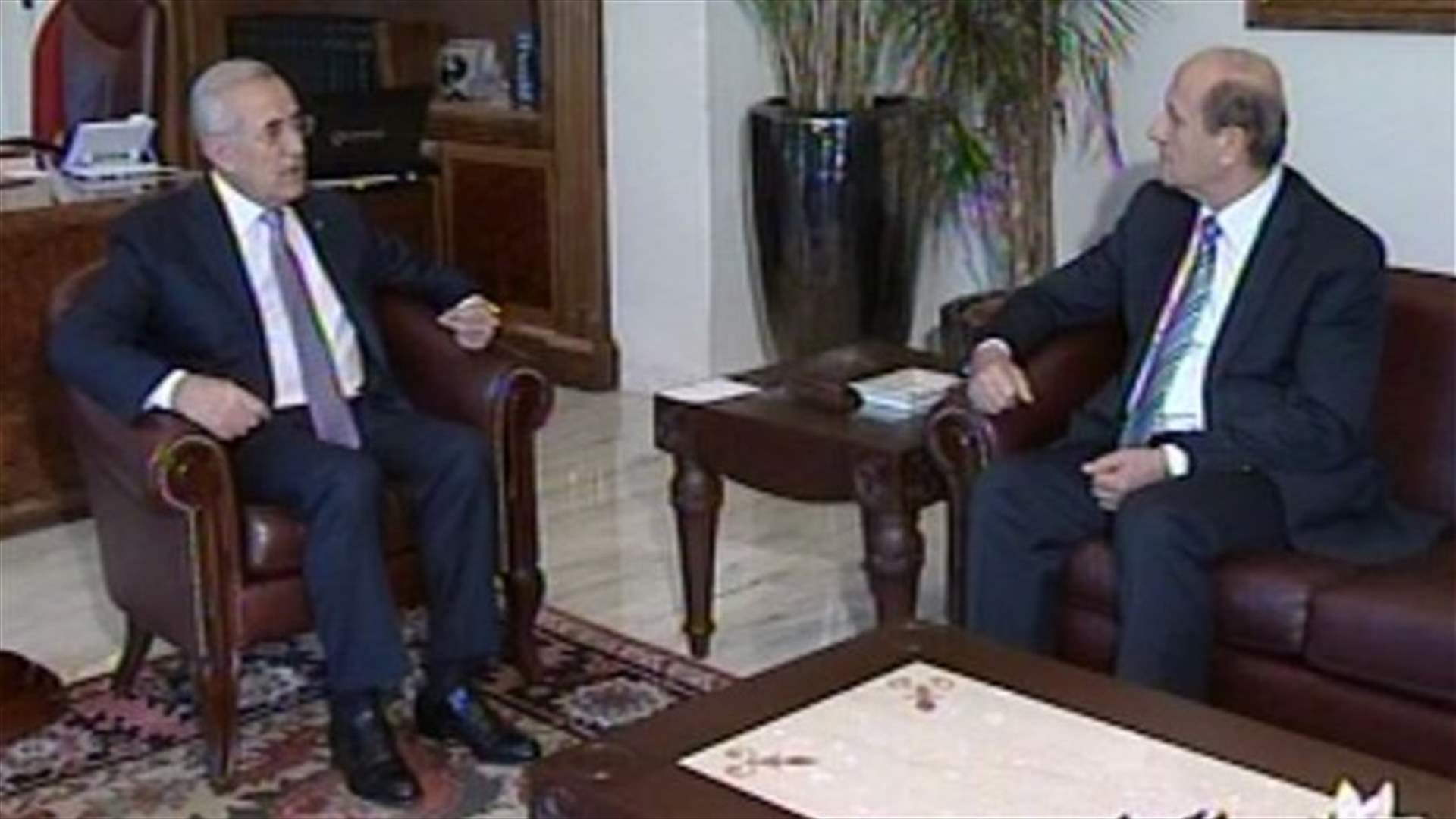 لقاء بين سليمان وشربل