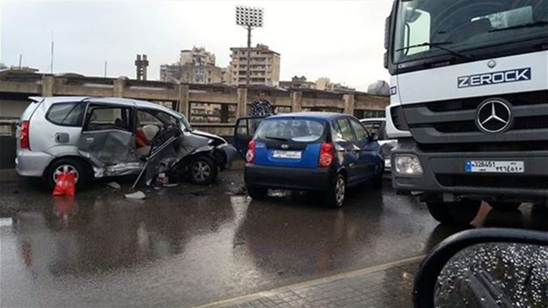 Heavy rains cause car accidents, injuries reported