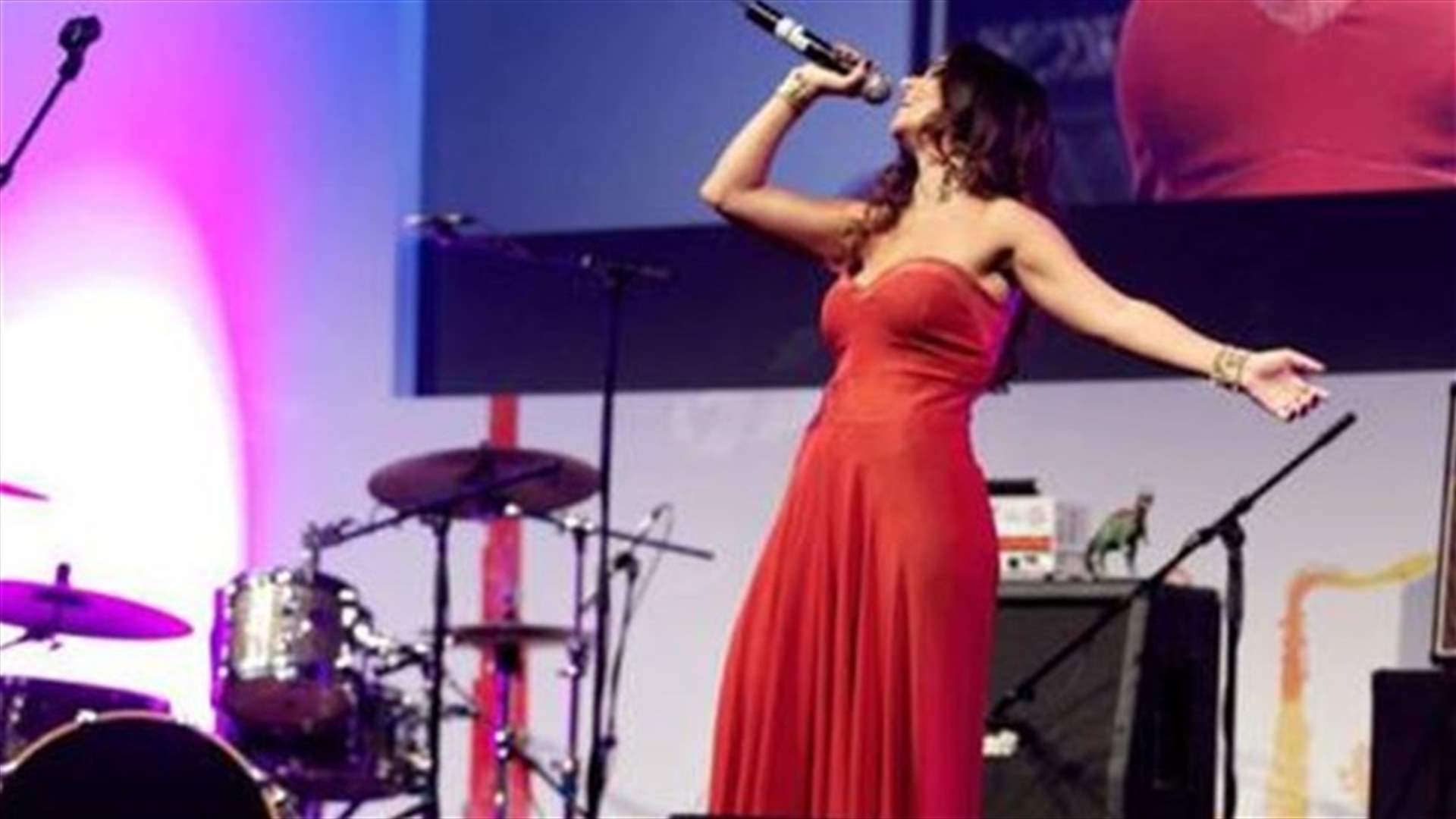 Lebanese singer Xris Jor wins singing competition at the Dubai World Trade Center