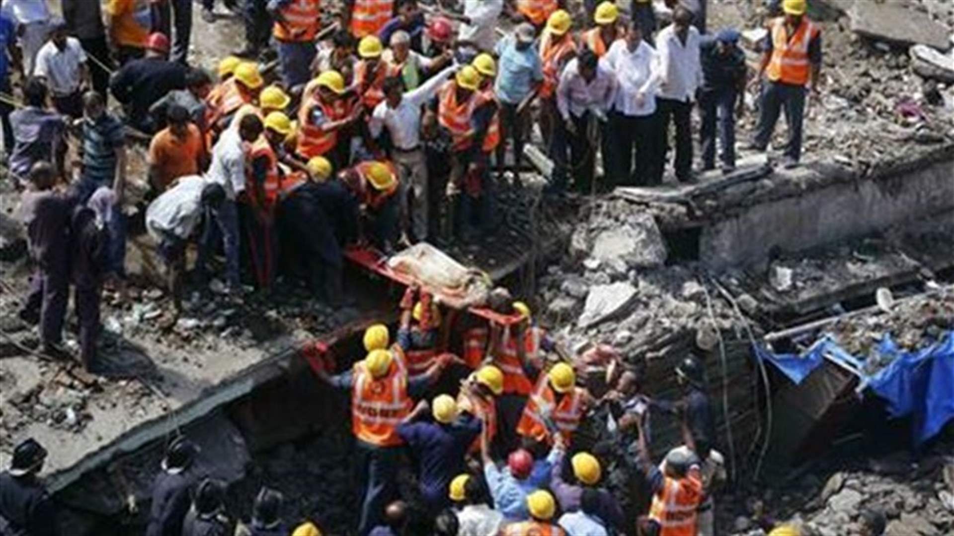 Building collapses in India; dozens feared trapped