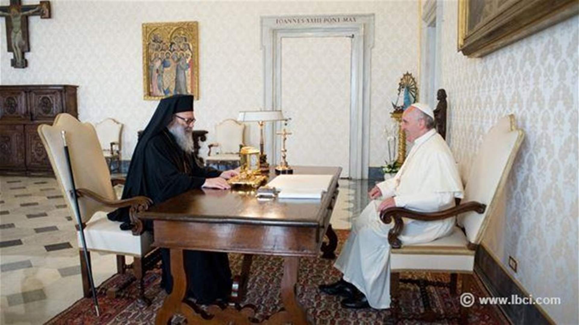 Patriarch Yazigi meets with Pope Francis, tackles abducted bishops' dossier