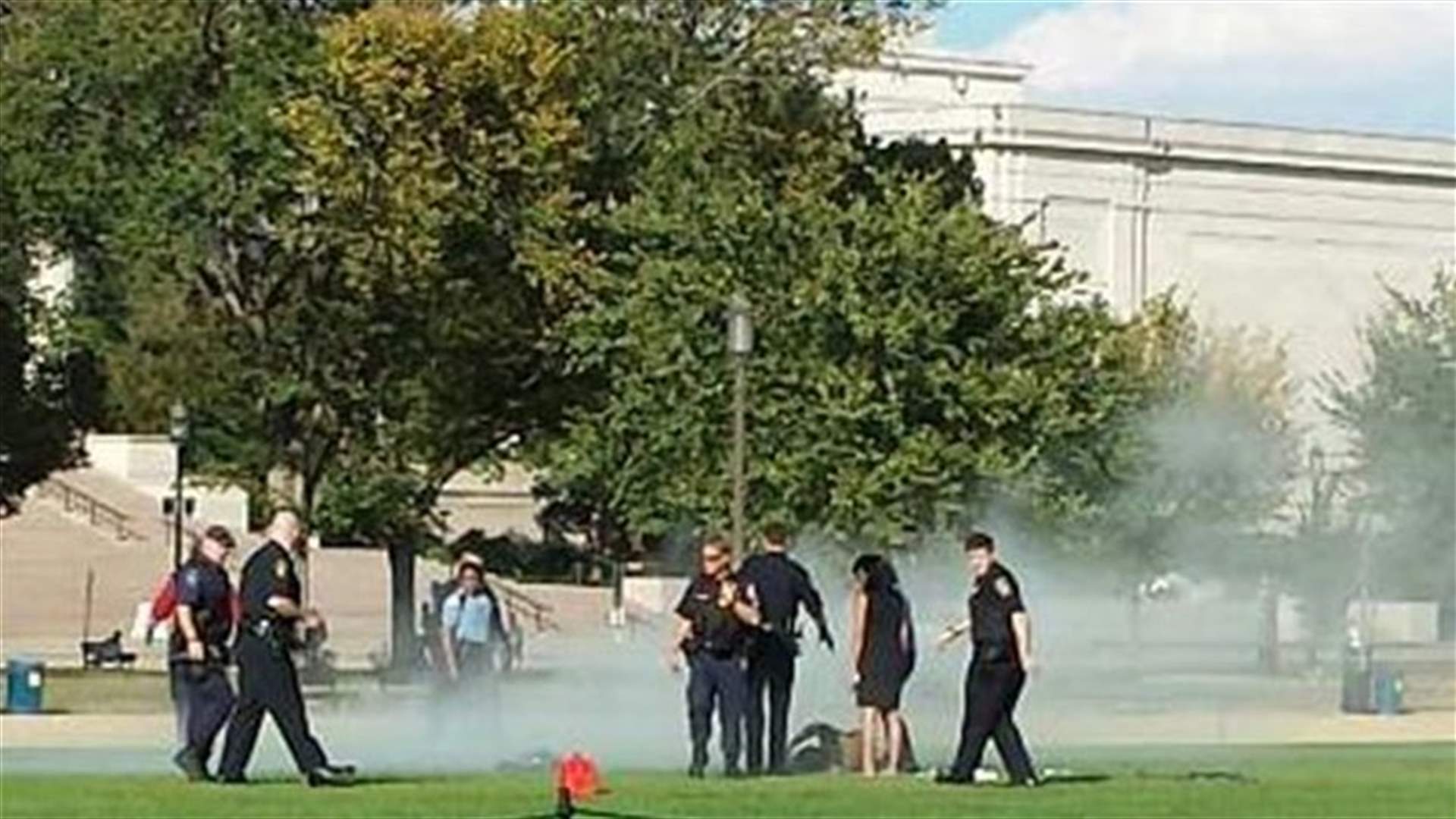 Man sets himself on fire on the National Mall
