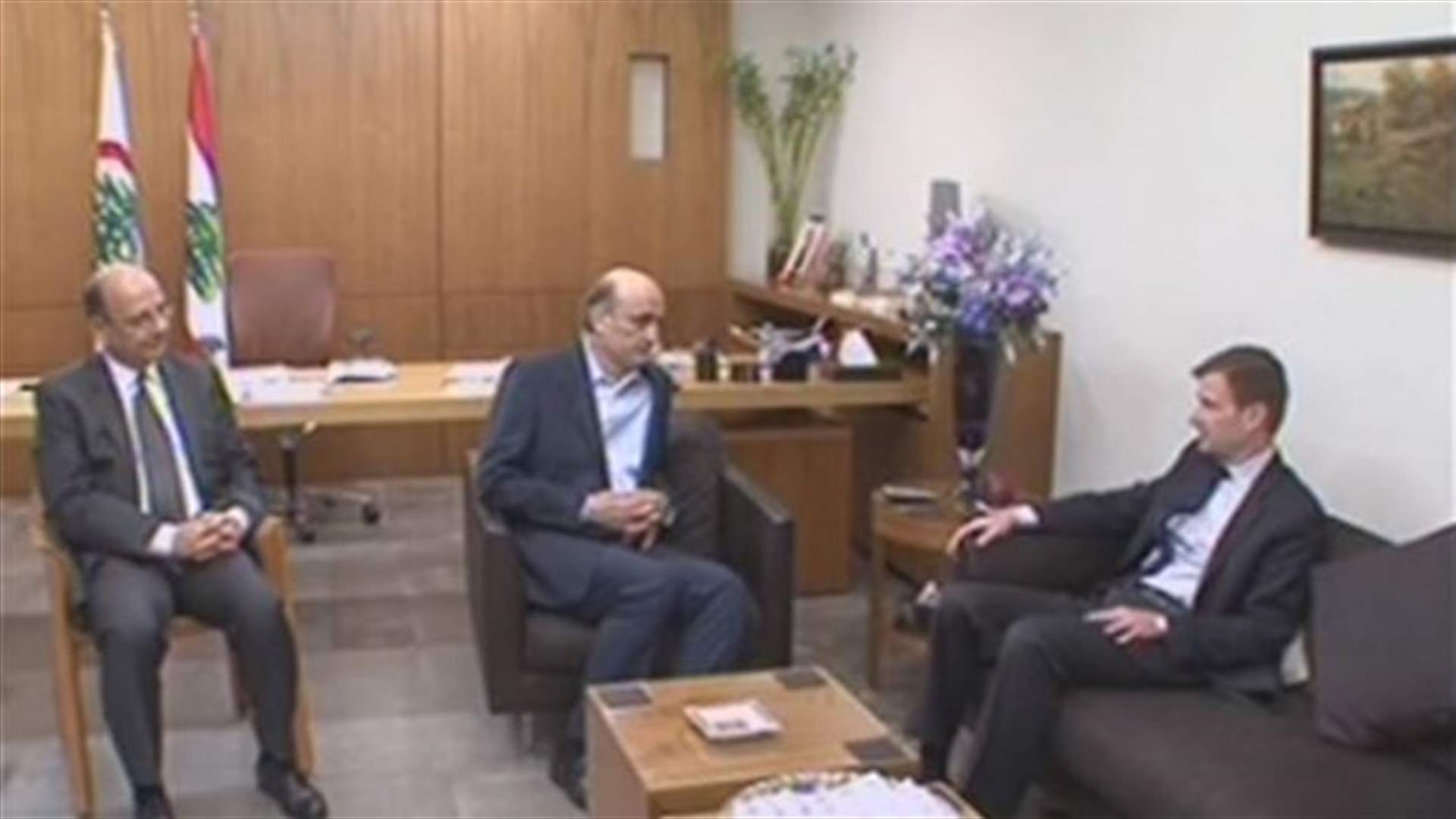 LF leader Geagea meets with US ambassador Hale
