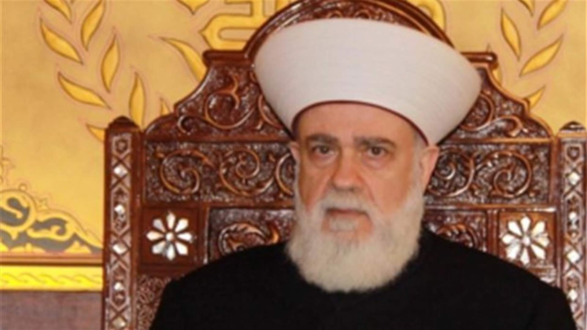 المفتي قباني : اللبنانيون تحولوا الى شعب بلا راع 