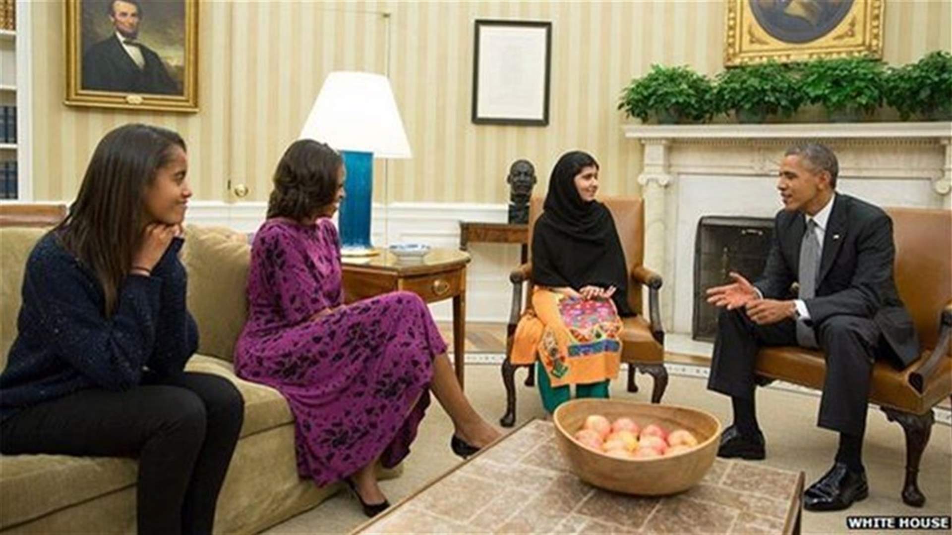 حفل ضخم للفتاة الباكستانية ملالا في البيت الابيض