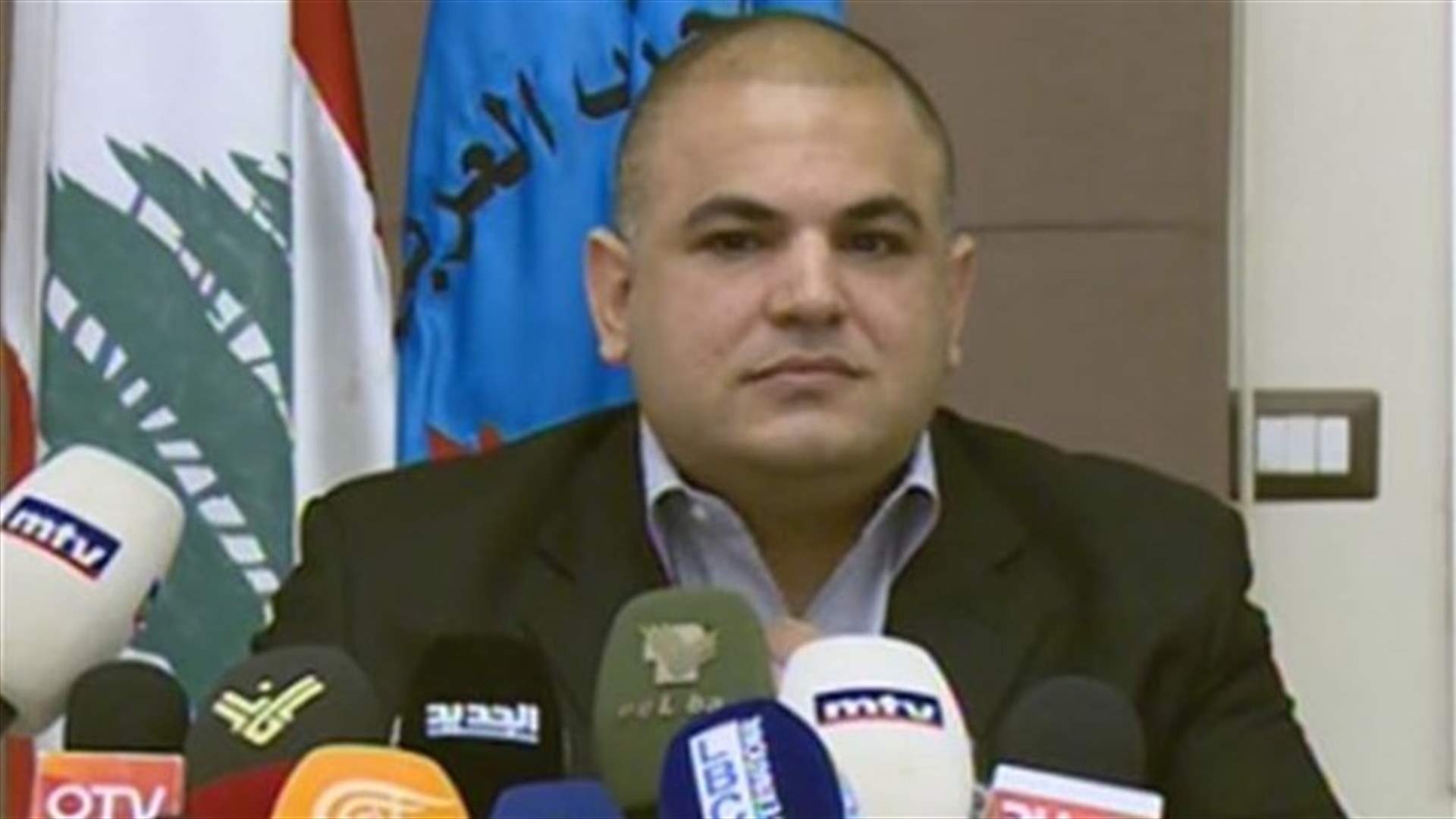 Arab Democratic Party official calls for dissolving party if suspect in Tripoli twin blasts found guilty  