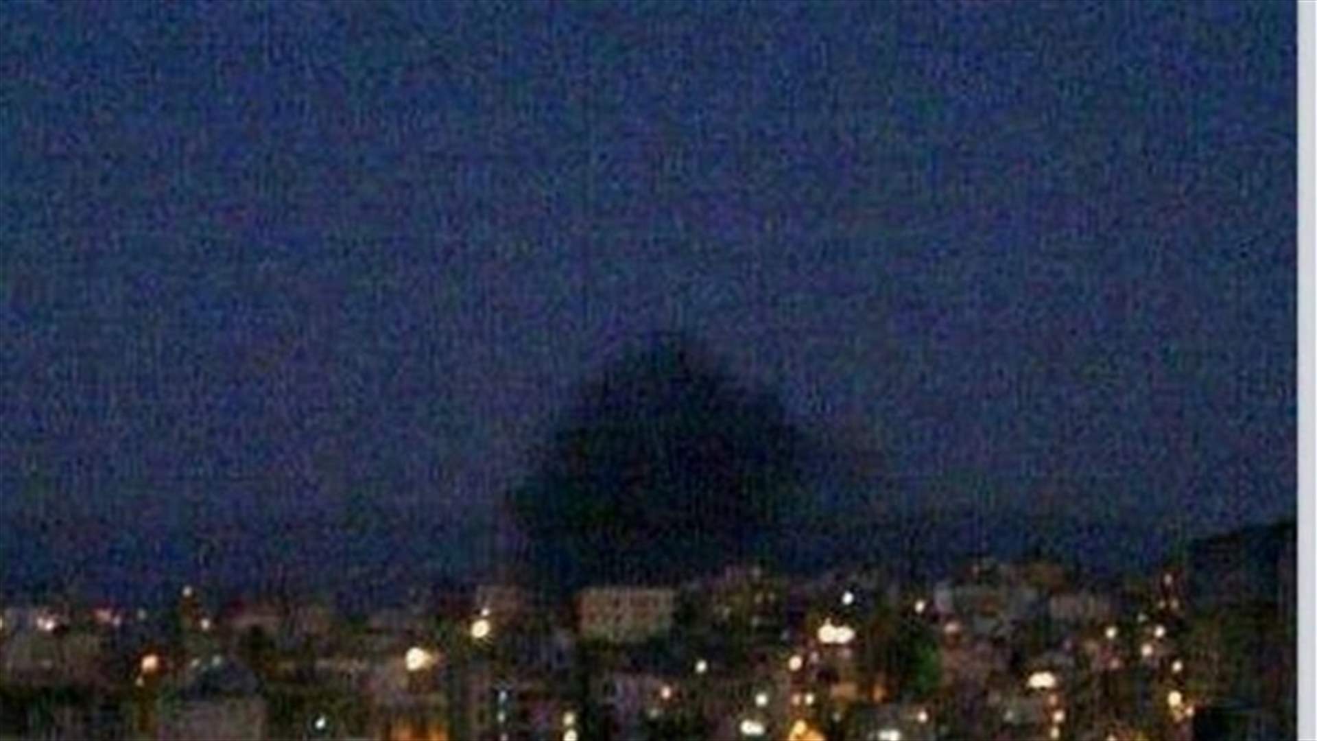 حريق في القبة بطرابلس