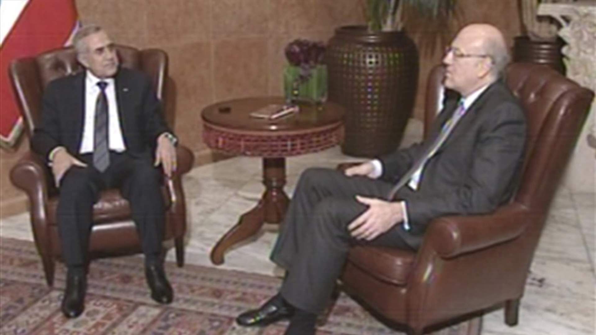 Mikati and Sleiman look into Wednesday’s session agenda 