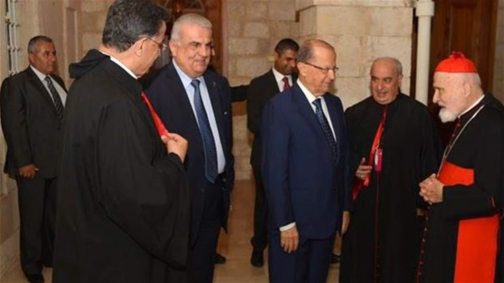 Patriarch Rai meets with FPM leader Aoun 