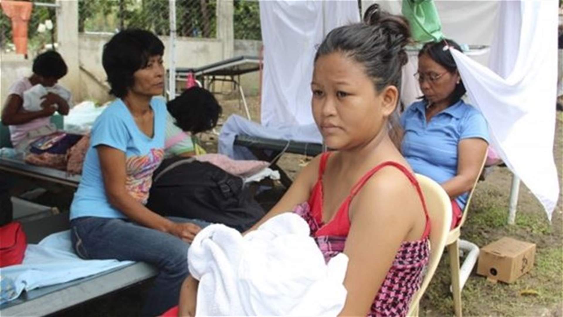 Giving birth in Philippine quake: 'Push and pray'